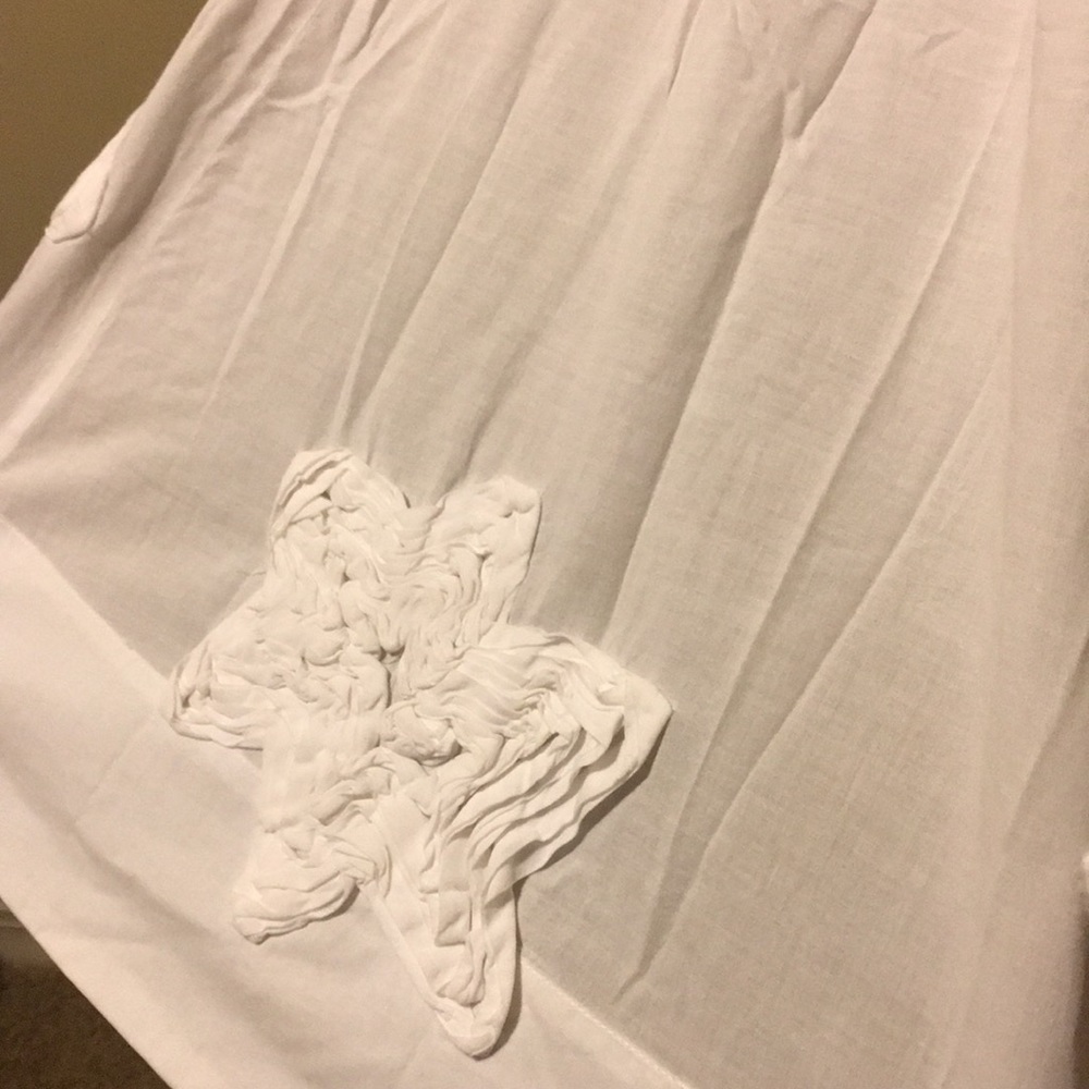 White fully lined Lilly Ruben swing skirt